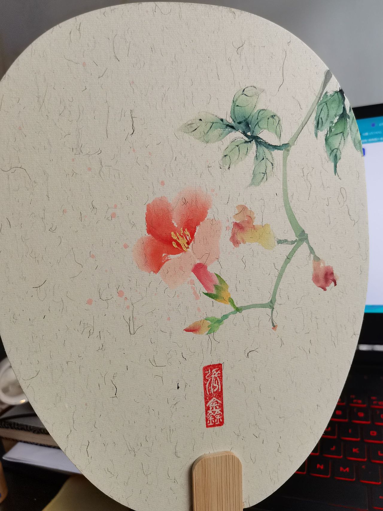 手绘团扇合辑（一）（图ZMzQ1ODA2ODI0） - 其他手工艺 - 站酷设计师麻雀菌原创素材 - 站酷ZCOOL