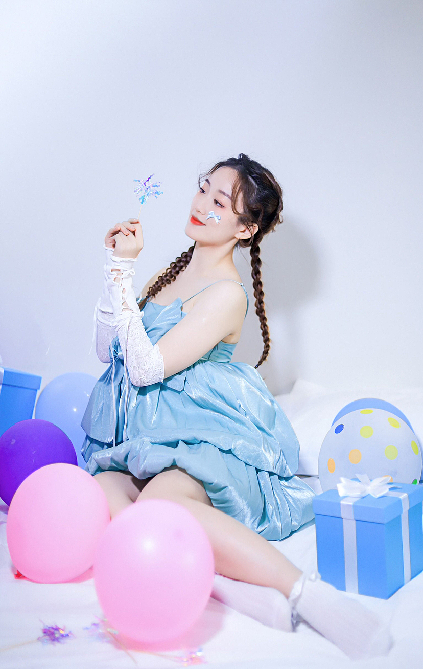 告白气球 少女写真