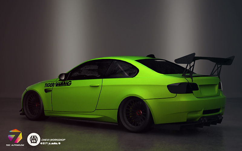 竞速车改装配色