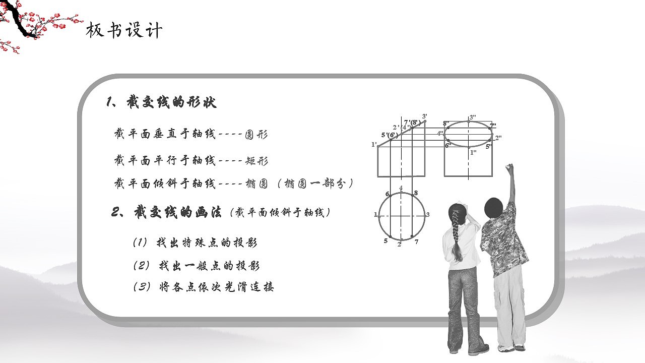 古典水墨梅花教学课件公开课说课PPT模板（图ZMTg2OTI5ODQw） - PPT/Keynote - 站酷设计师办公资源网原创素材 - 站酷ZCOOL