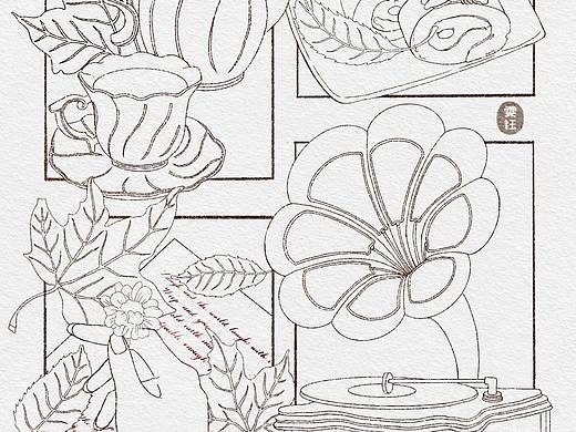 分镜插画|秋日下午茶