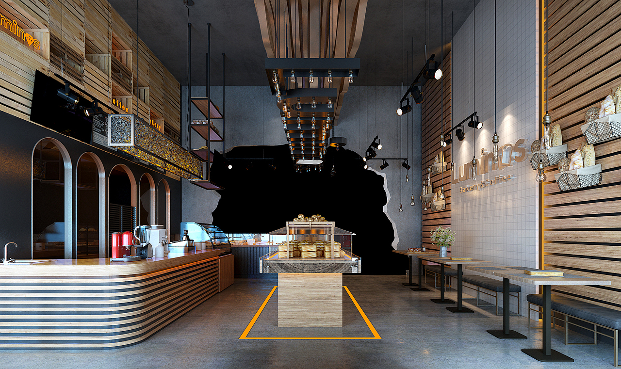 Luminos 面包店（图ZMTU5NDE1NTI4） - 家装设计 - 站酷设计师今峰的张原创素材 - 站酷ZCOOL