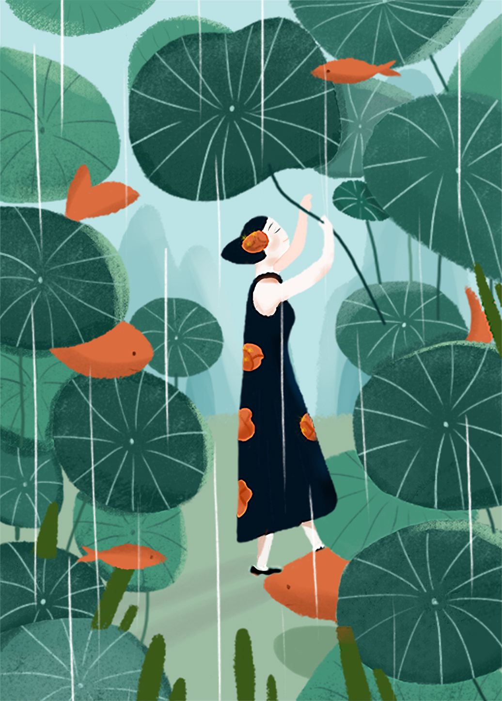 夏天（图ZMjM5NTExODU2） - 绘本 - 站酷设计师大脸雪饼原创素材 - 站酷ZCOOL