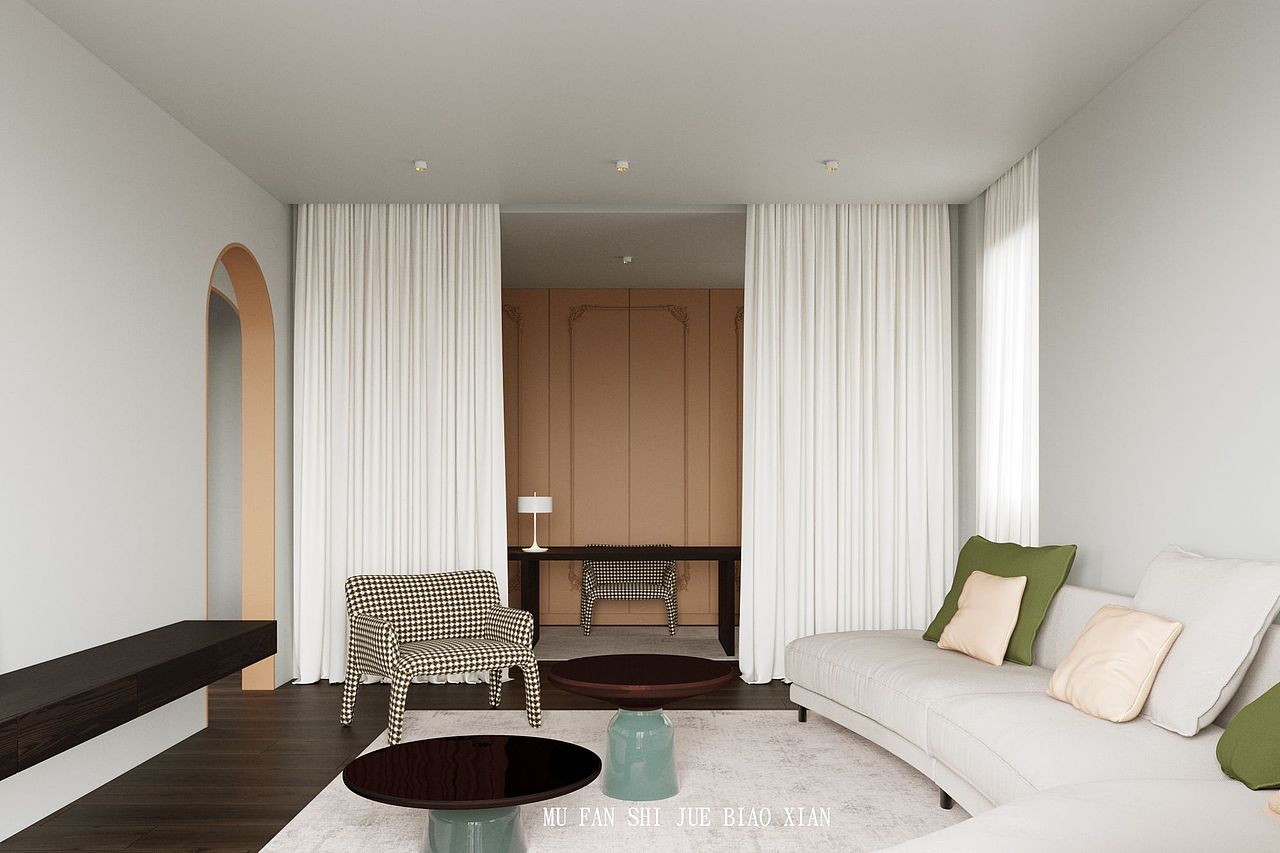 极简公寓临摹（图ZMjA5NzUwMzQ0） - 家装设计 - 站酷设计师木凡视觉设计原创素材 - 站酷ZCOOL