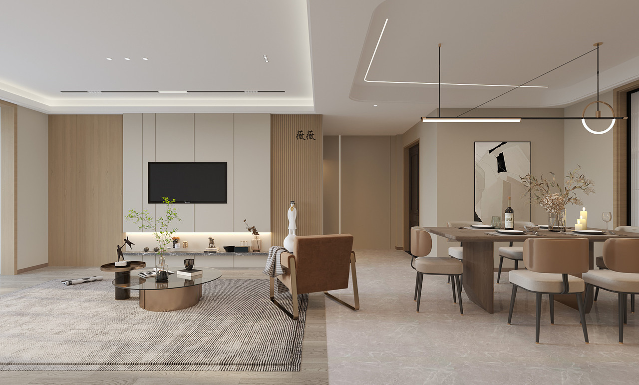 现代 简约利落的居室环境