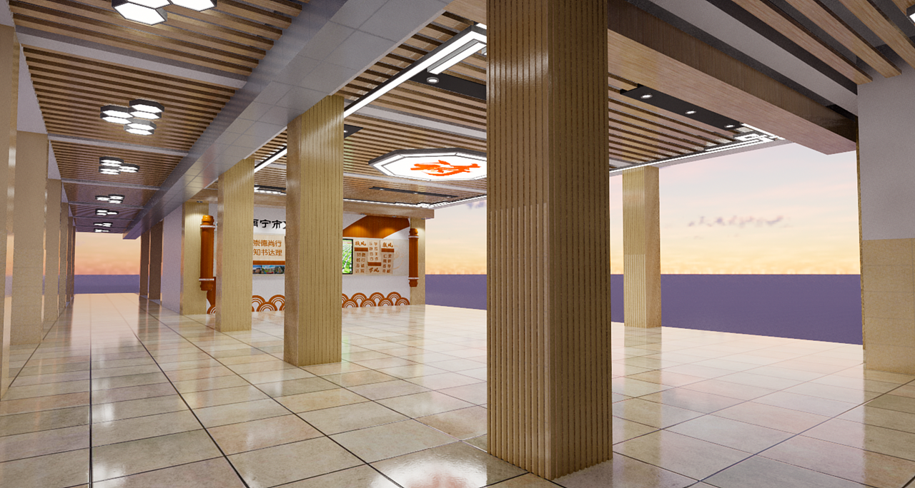 学校主题门厅（图ZMTg1MDI2OTA4） - 家装设计 - 站酷设计师BET不会设计原创素材 - 站酷ZCOOL