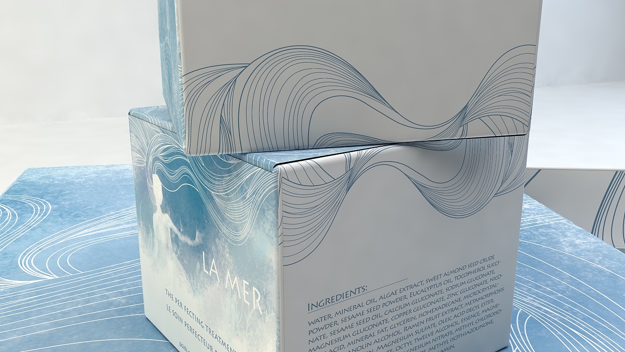 海蓝之谜包装设计图片