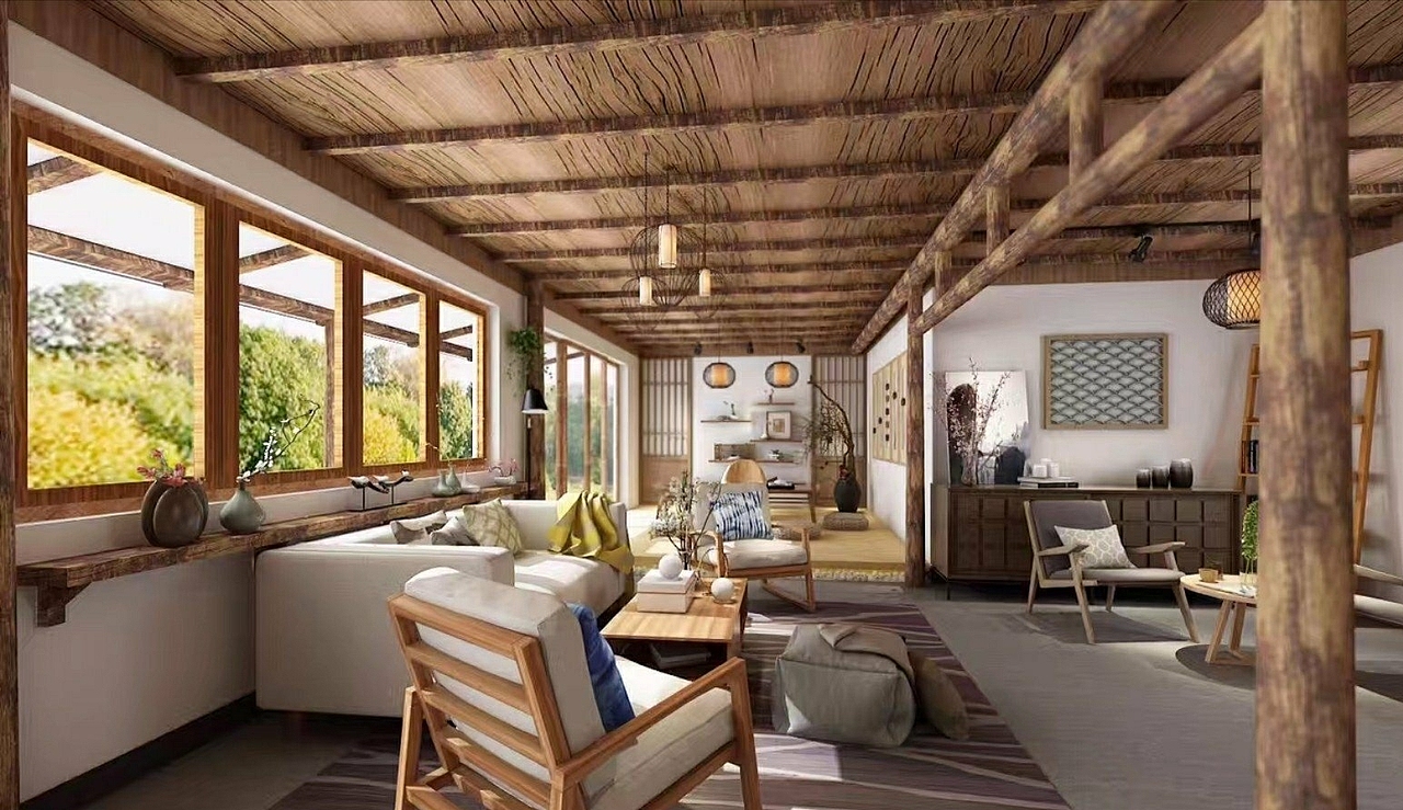 民宿（图ZMTc4Mzk0Mzcy） - 家装设计 - 站酷设计师效果图小芳原创素材 - 站酷ZCOOL