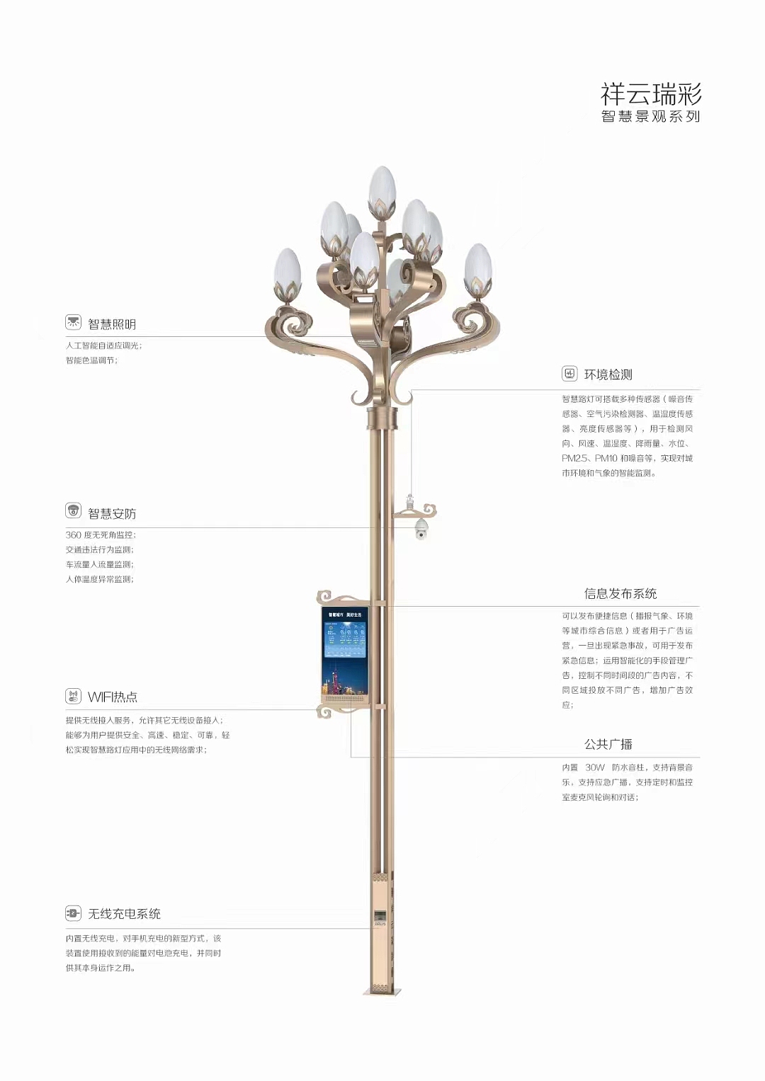文旅市政不一样的景观路灯