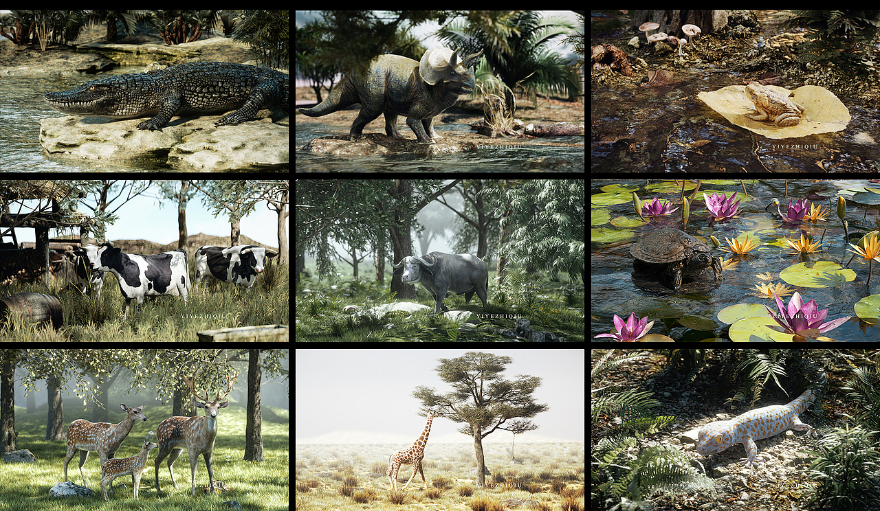 动物园 - ZOOLOGICAL PARK（图ZMjUxMTY3NDQw） - 人物/生物 - 站酷设计师ID一叶知秋原创素材 - 站酷ZCOOL