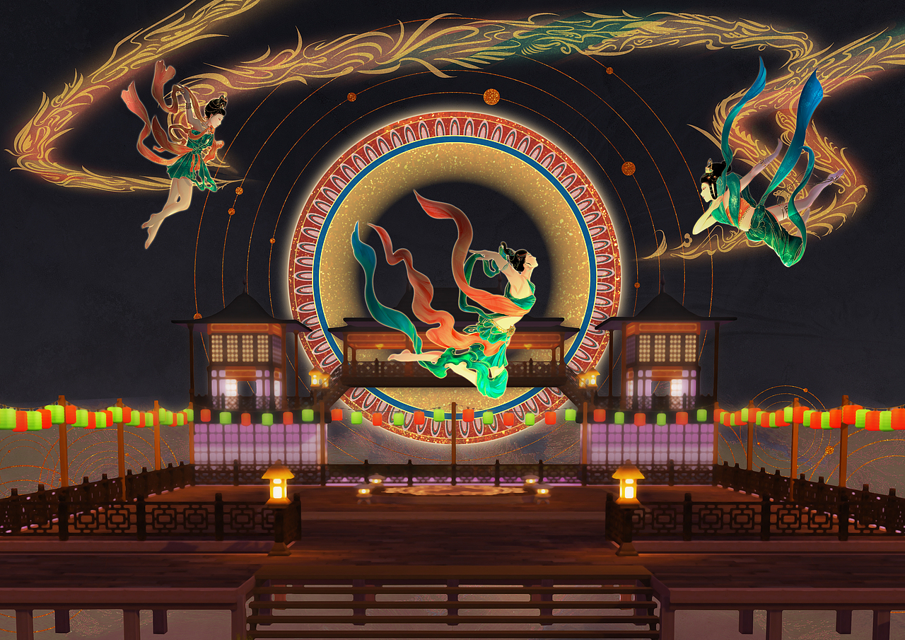 远赴人间惊鸿宴（图ZMjgxODU0MDk2） - 商业插画 - 站酷设计师高非galfay原创素材 - 站酷ZCOOL