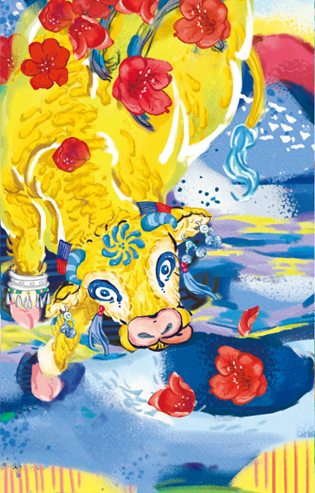 跑山牛 包装插画设计/2016