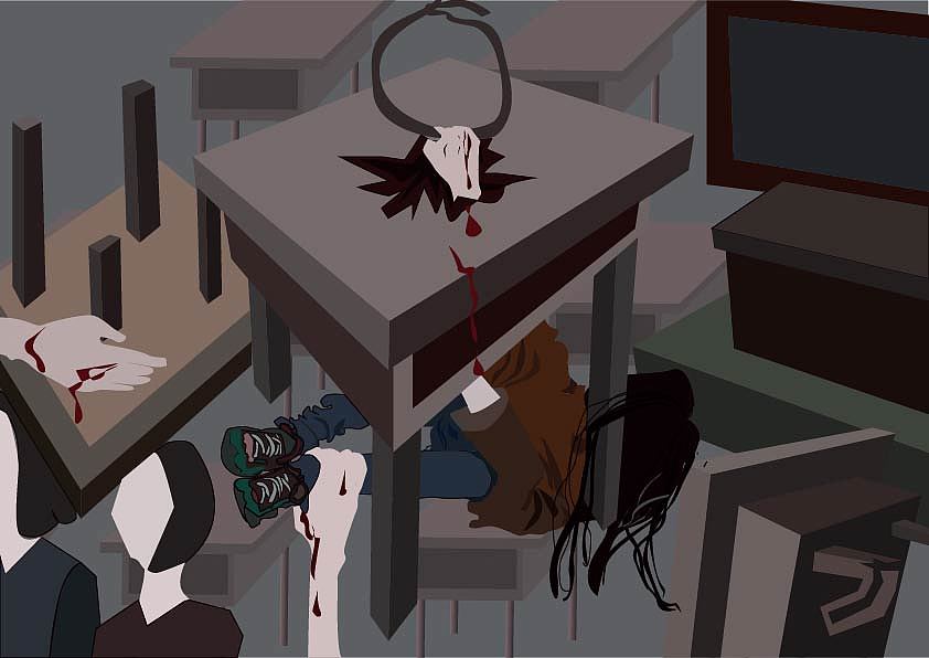 反校园暴力|插画|艺术插画|z21174278 - 原创作品 - 站酷 (zcool)