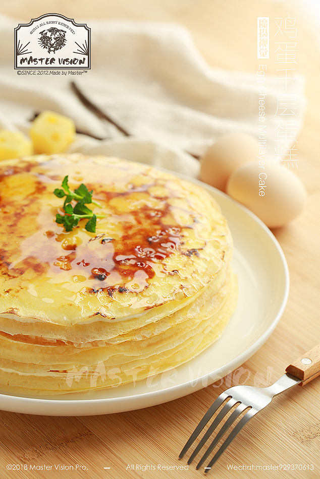 日式千层蛋糕拍摄|鸡蛋千层+抹茶千层【上海魔摄】