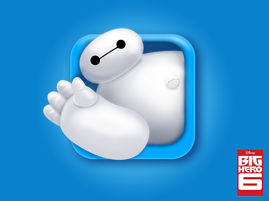 来个可爱的大白(●—●)