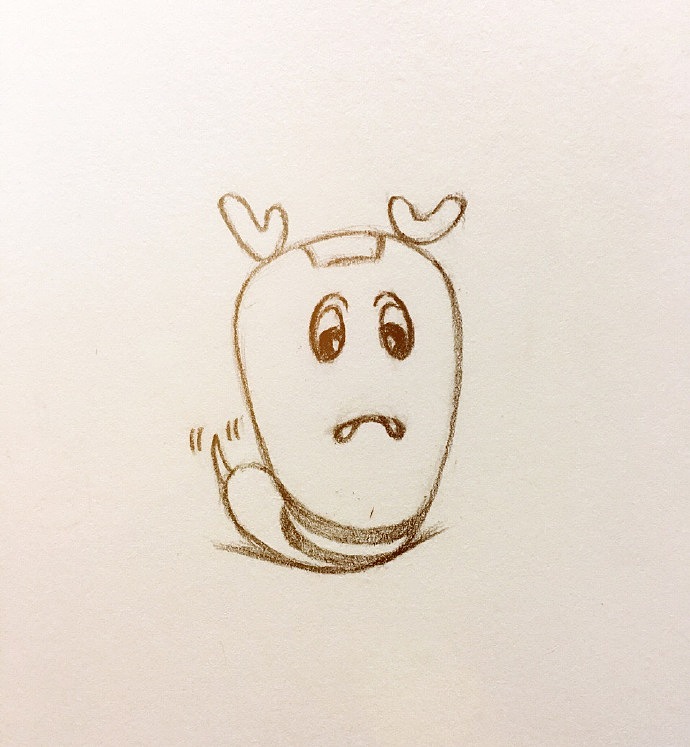 小萝卜头的日常（图ZNjc1NTIzOTI=） - 单幅漫画 - 站酷设计师颜瑜原创素材 - 站酷ZCOOL