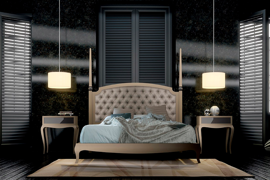 LA EBANISTERIA进口西班牙卧室双人床