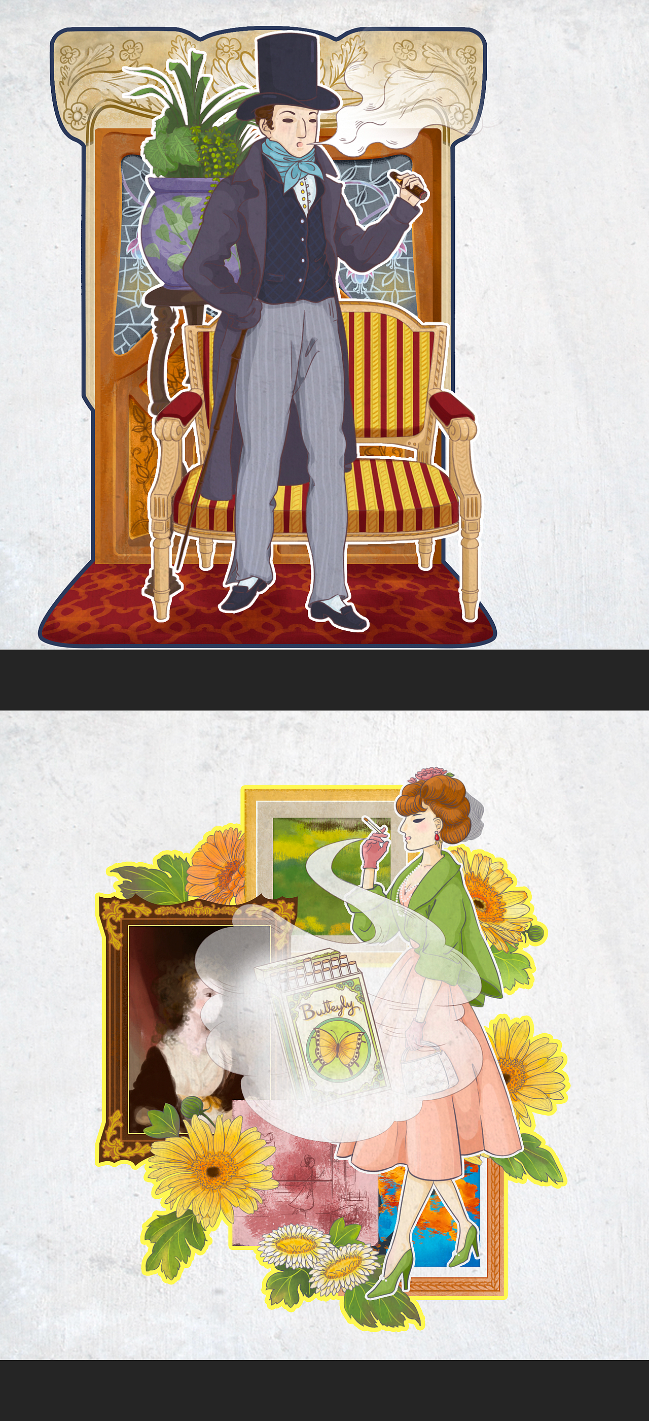 yan草世界史 科普插画（图ZMTgzNzA4NTgw） - 商业插画 - 站酷设计师陈某咘原创素材 - 站酷ZCOOL