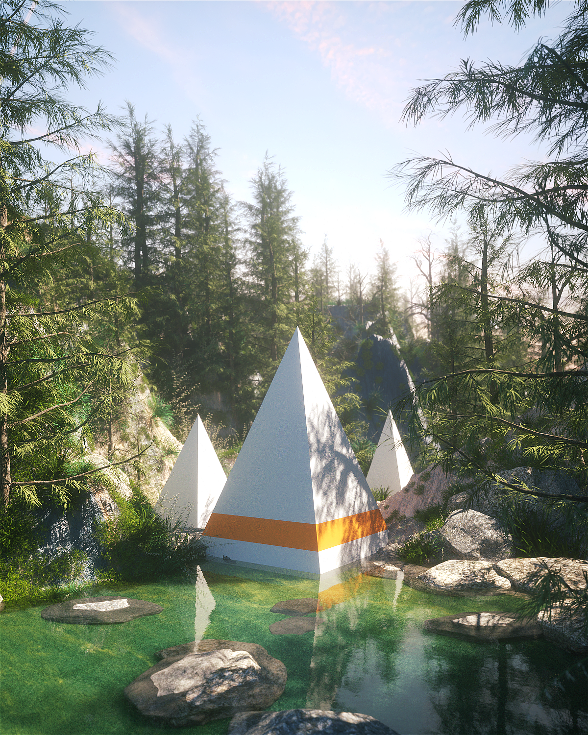 C4D_everydays render-- August 2017（图ZOTAzMDk4NDg=） - 其他三维 - 站酷设计师okianyumi原创素材 - 站酷ZCOOL