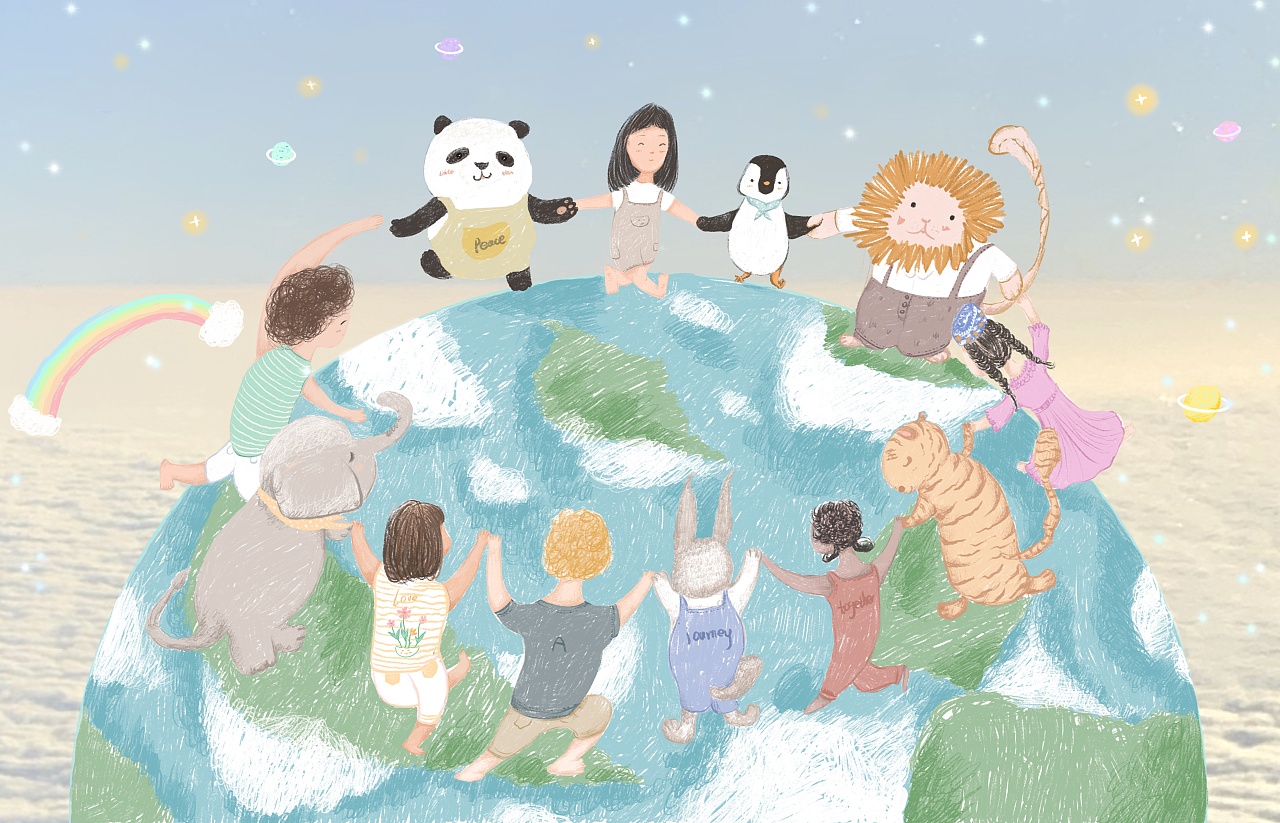 疫情之下的我们 更加清醒的地认识到 人类命运相连 人与自然