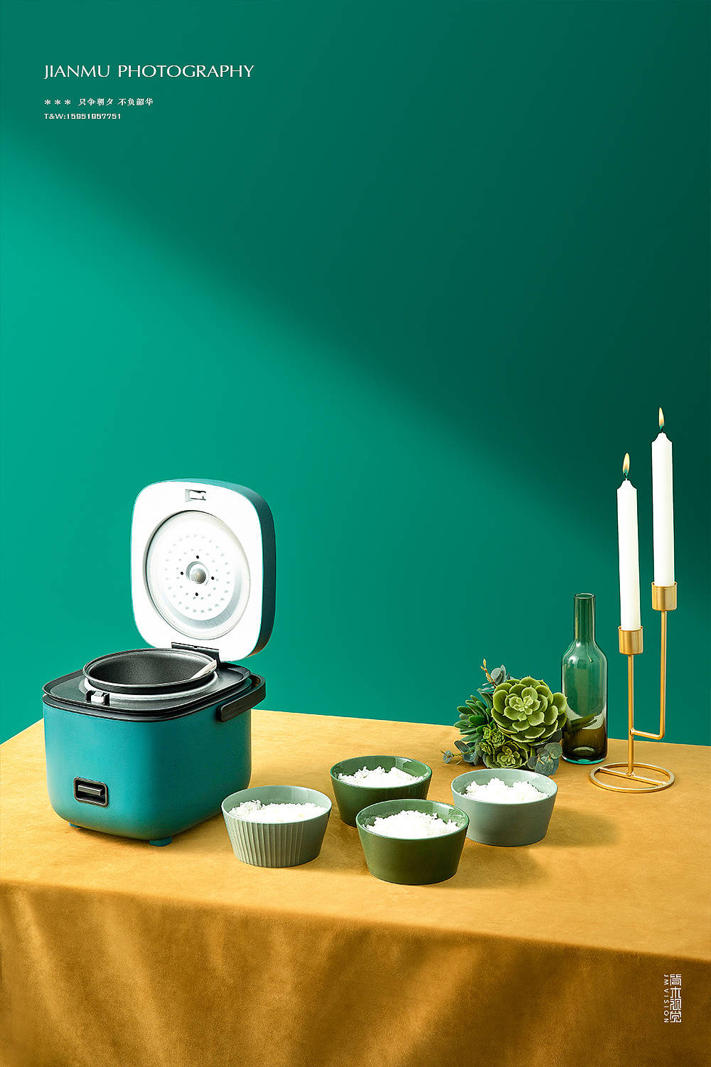 电饭煲摄影丨简木视觉 × 小家电电饭锅 美食产品拍摄