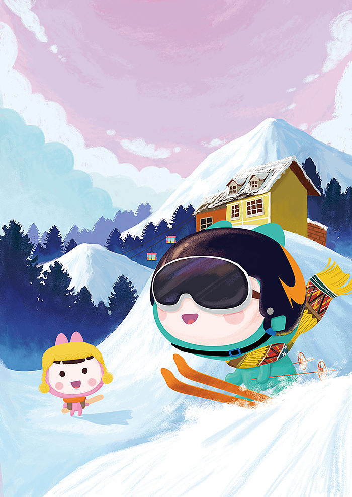 美团store明信片（图ZMzQzNTM1MjQ=） - 商业插画 - 站酷设计师我的名字叫M原创素材 - 站酷ZCOOL