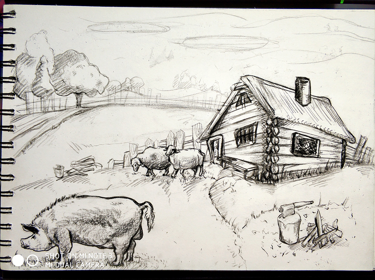 20年手绘场景插画