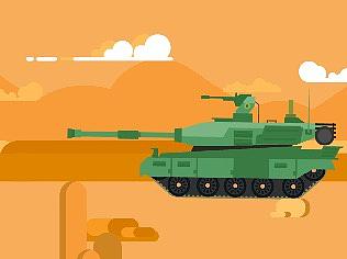 「练习」坦克车动画制作