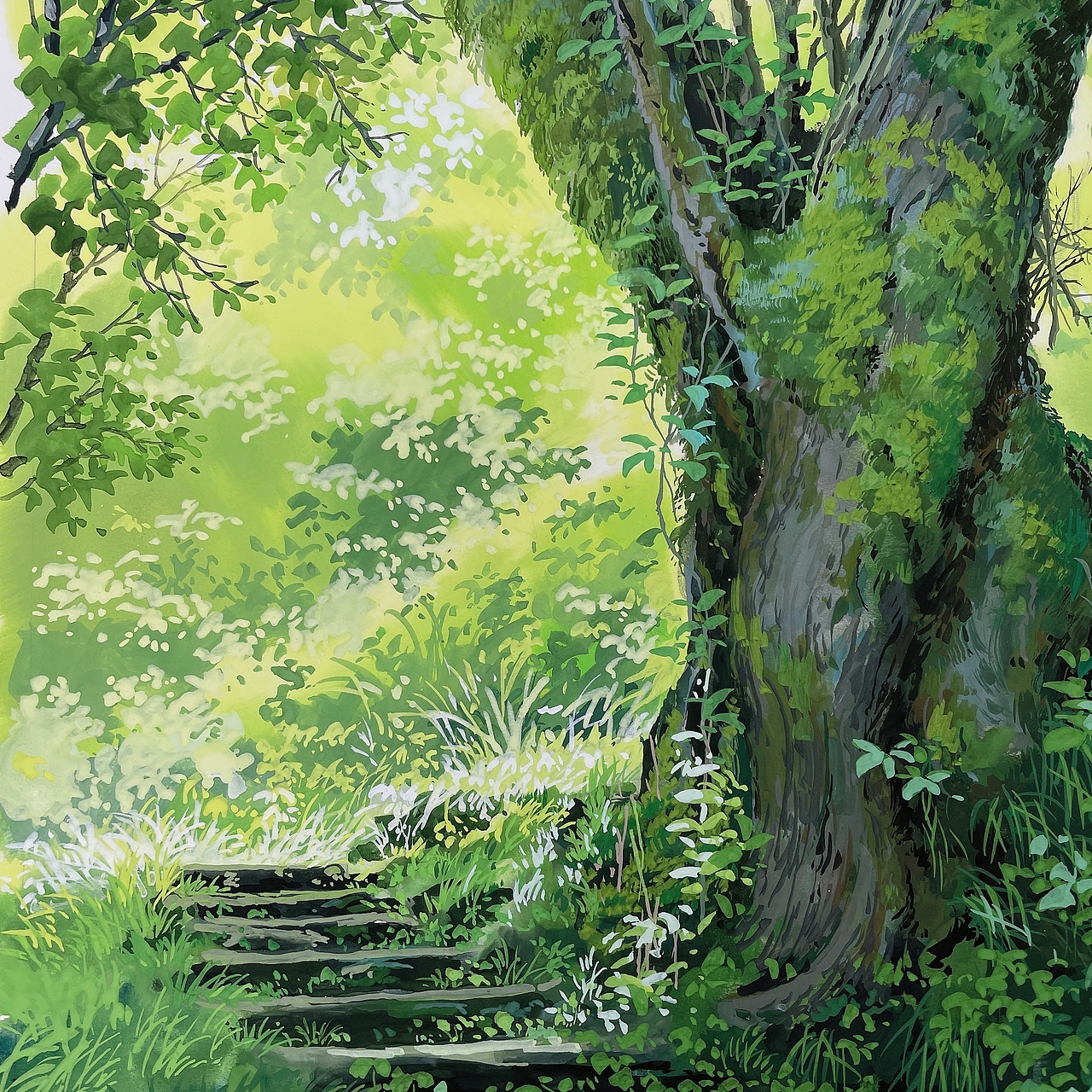 不透明水彩｜场景的绘制