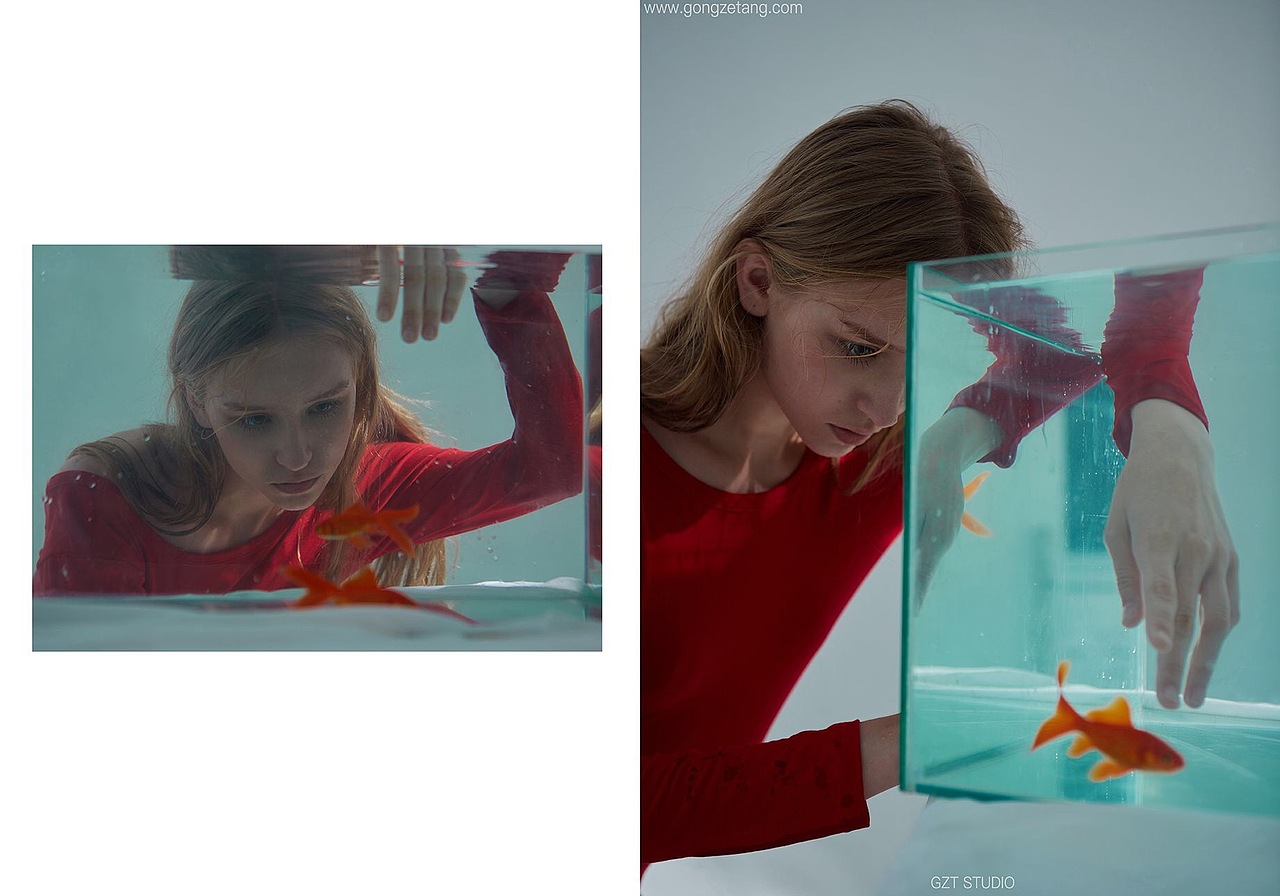 创作丨鱼缸物语（图ZMTY1MzYxNTA0） - 人像摄影 - 站酷设计师Lawrence亮亮原创素材 - 站酷ZCOOL
