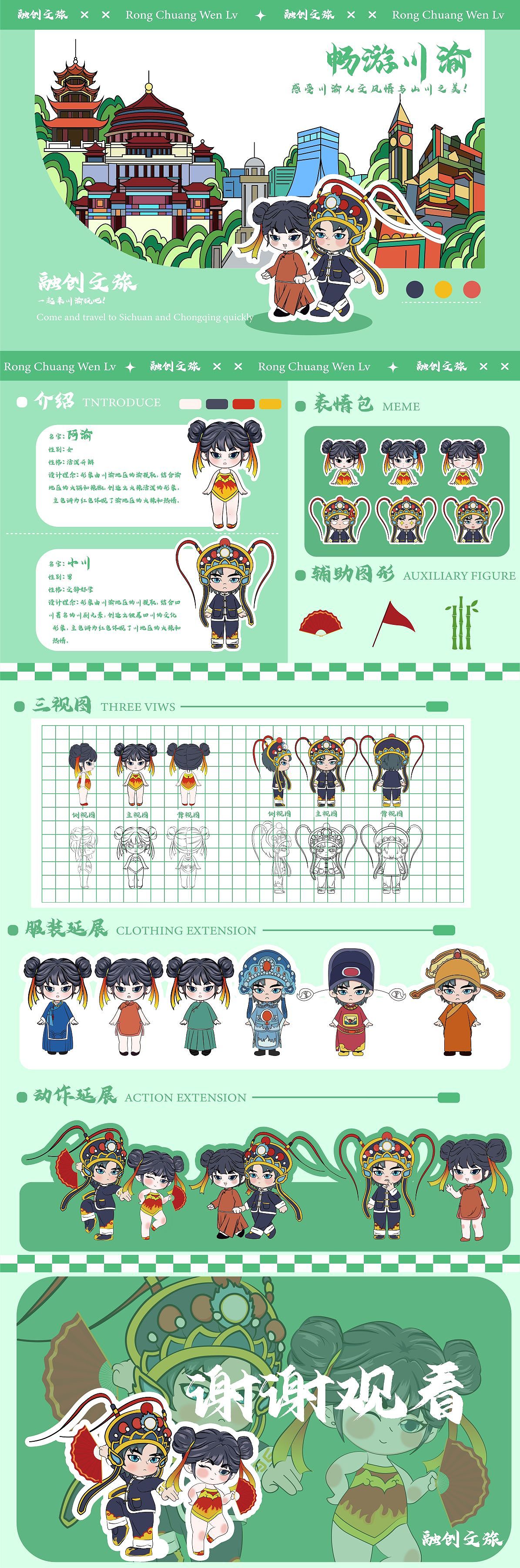 融创川渝IP（图ZMzQzNjg3NDk2） - IP形象 - 站酷设计师啊酱紫呀原创素材 - 站酷ZCOOL