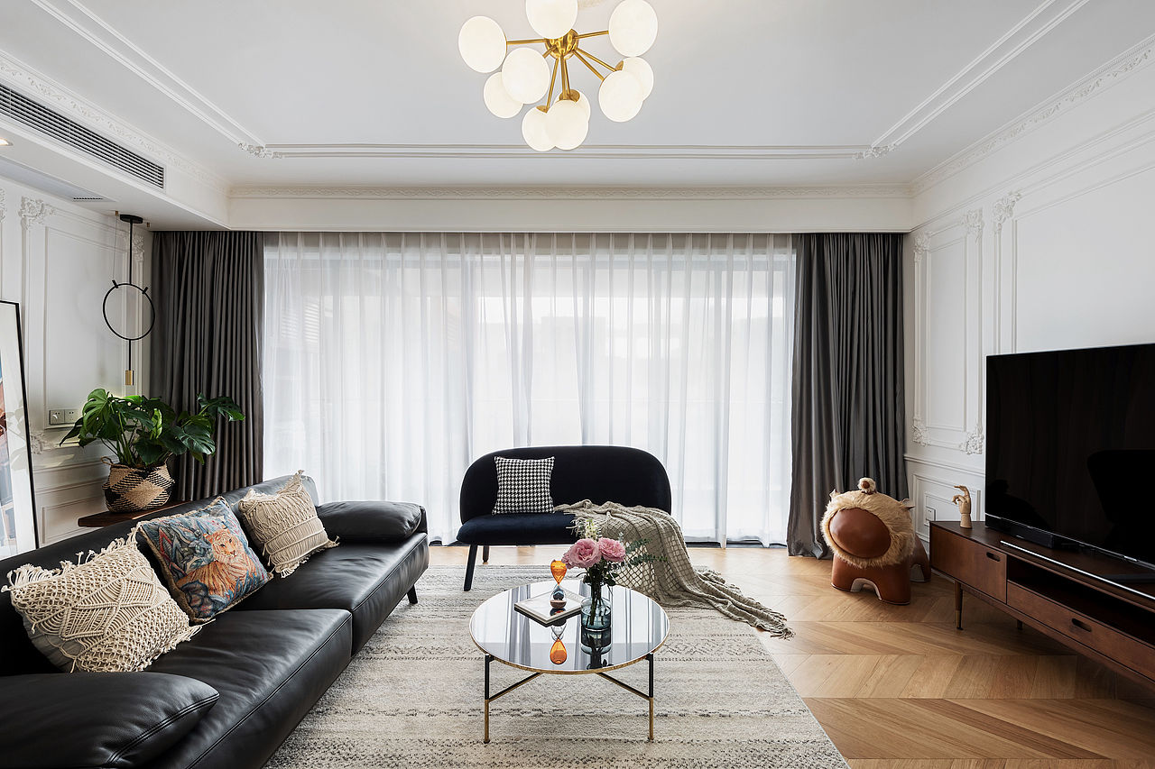 【作品】新桥恋人 | 120平小法式混搭轻复古（图ZMjQ3MDMwMzEy） - 家装设计 - 站酷设计师涵瑜室内设计原创素材 - 站酷ZCOOL