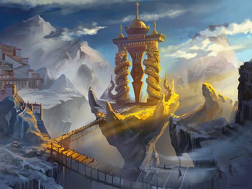 场景概念设计创作练习-心灵神往