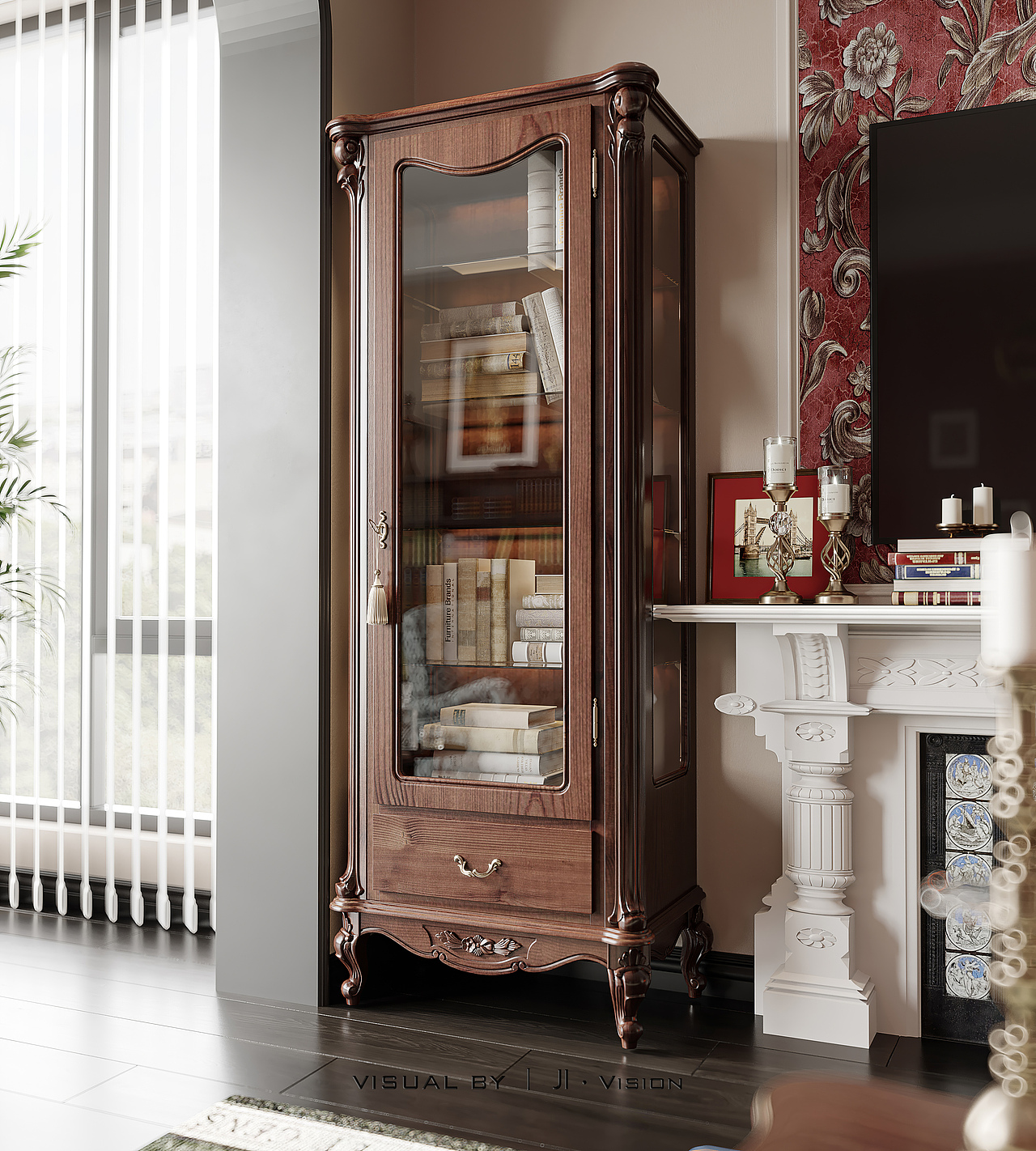 英伦复古空间表现（图ZMjgyNDcyMDky） - 家装设计 - 站酷设计师極空间表现原创素材 - 站酷ZCOOL