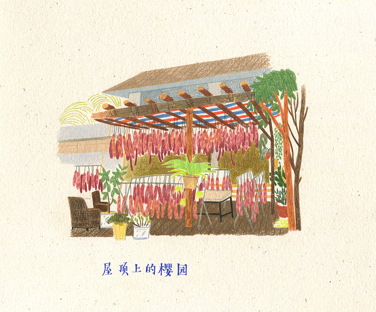 《人民的饮食》插图（图ZMjU5NTQ2Njk2） - 商业插画 - 站酷设计师大凤在杭州原创素材 - 站酷ZCOOL