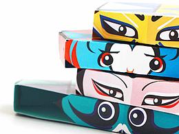 【包装设计】咏叹调儿童风格京剧题材图案设计包装