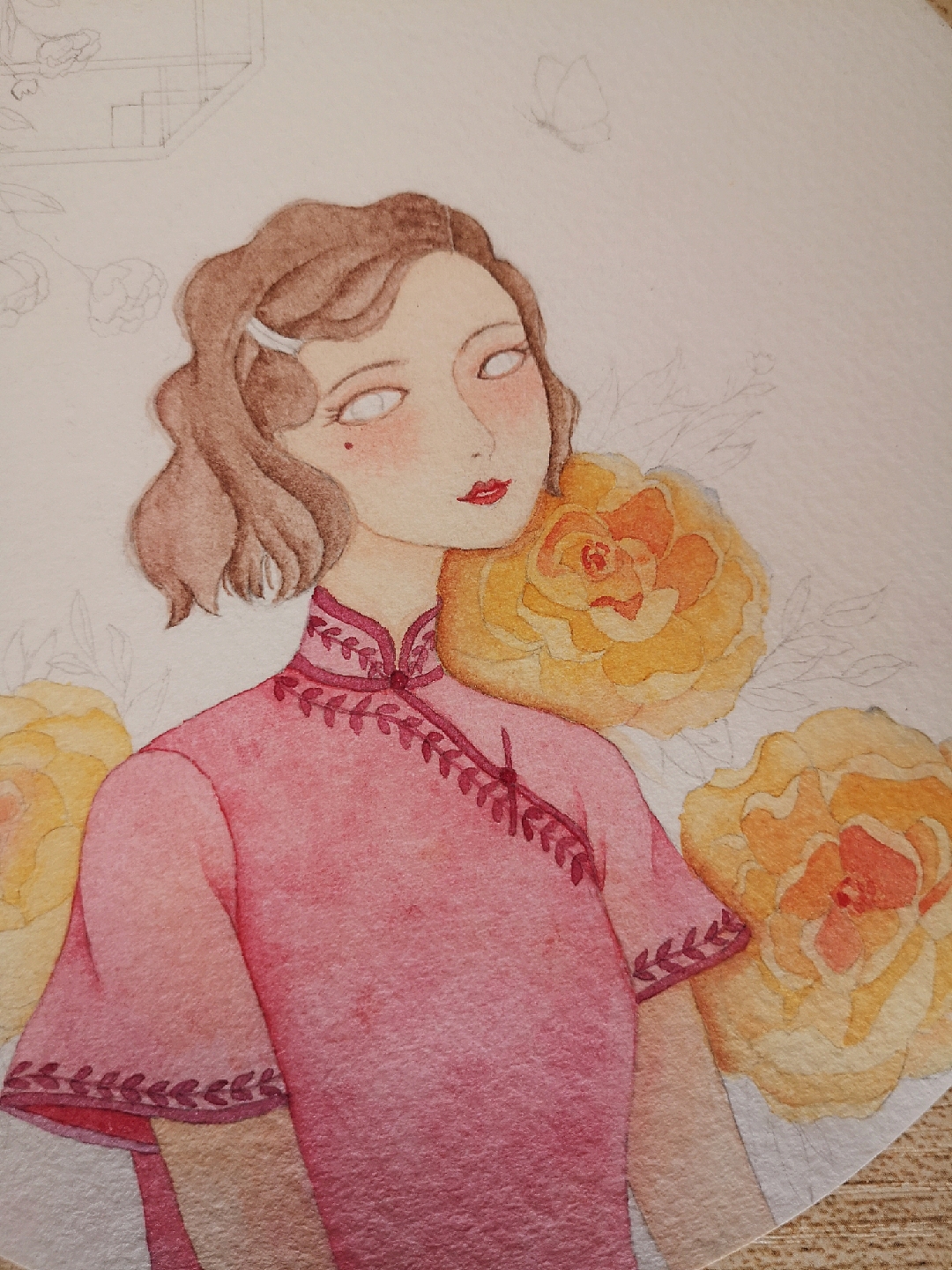 小轩窗里的旗袍姑娘