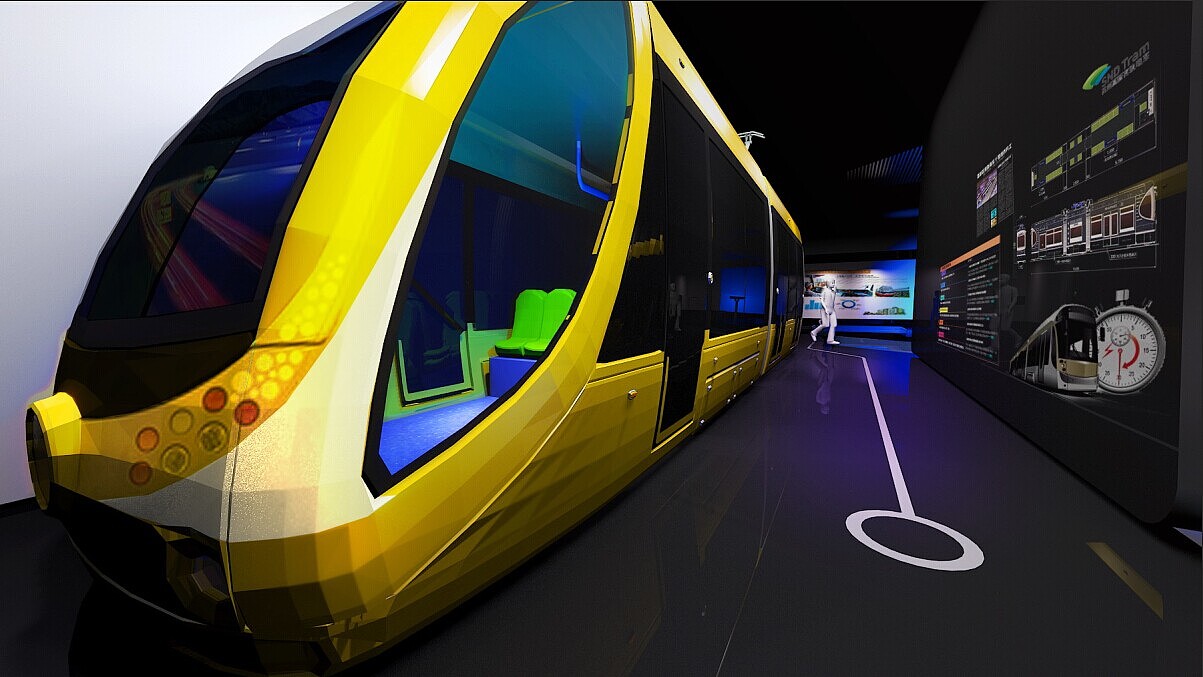 苏州高新区有轨电车展示馆（图ZMjE5NjExMTY=） - 展陈设计 - 站酷设计师Mark0210原创素材 - 站酷ZCOOL