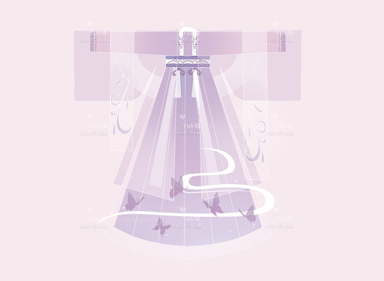 汉服设计齐胸襦裙（图ZMTU3MjkyMTAw） - 其他服装 - 站酷设计师Yuk喵原创素材 - 站酷ZCOOL