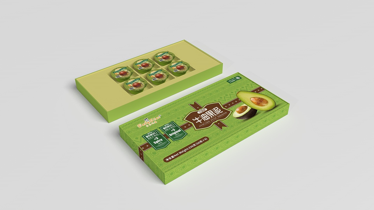 节日版 牛油果泥包装设计（图ZMjg2NDgwNTgw） - 包装 - 站酷设计师Miss阿张原创素材 - 站酷ZCOOL