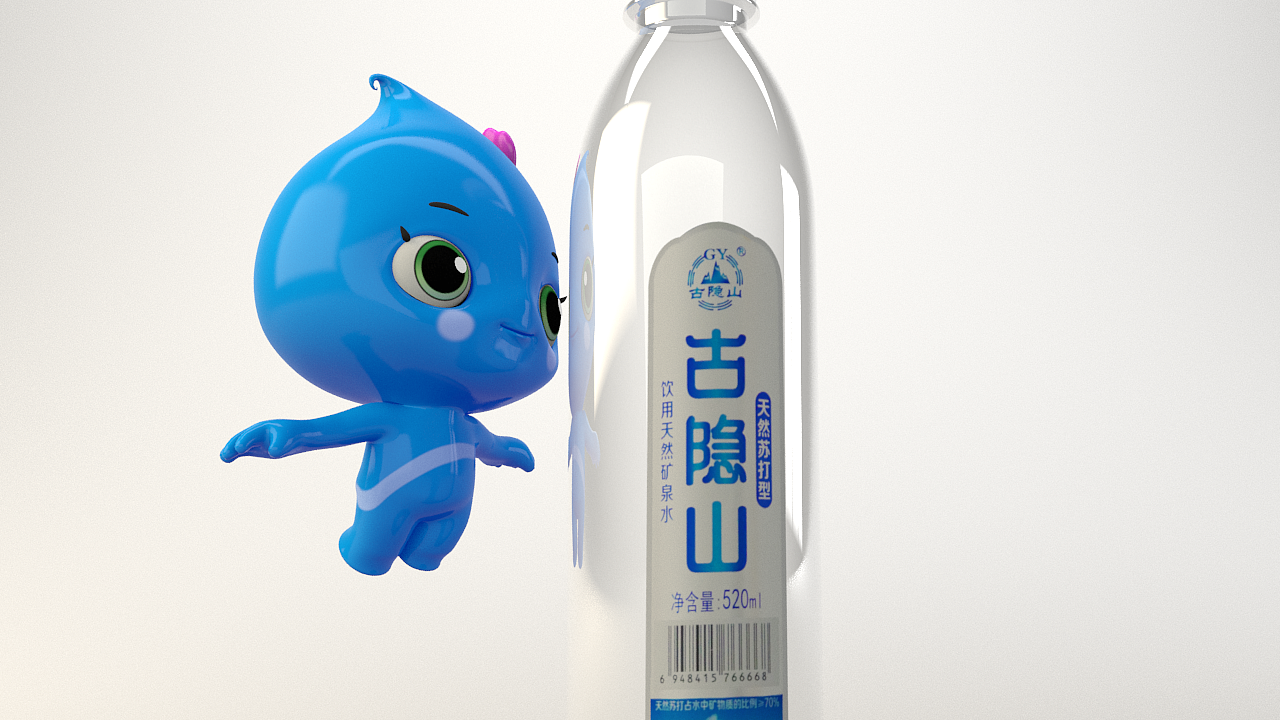 古隐山天然矿泉水 — 水娃娃