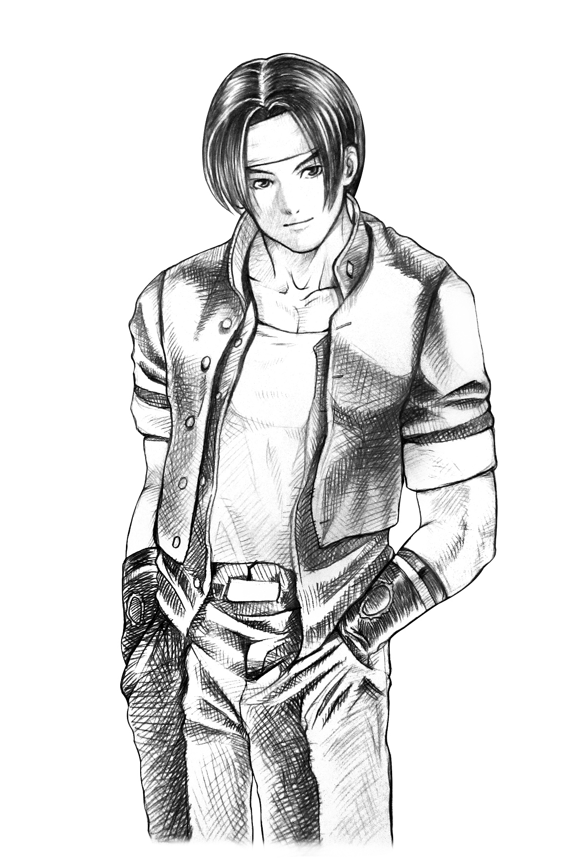 举报1分享原创作品插画创作习作拳皇kof草薙京不知火舞铅笔画表情