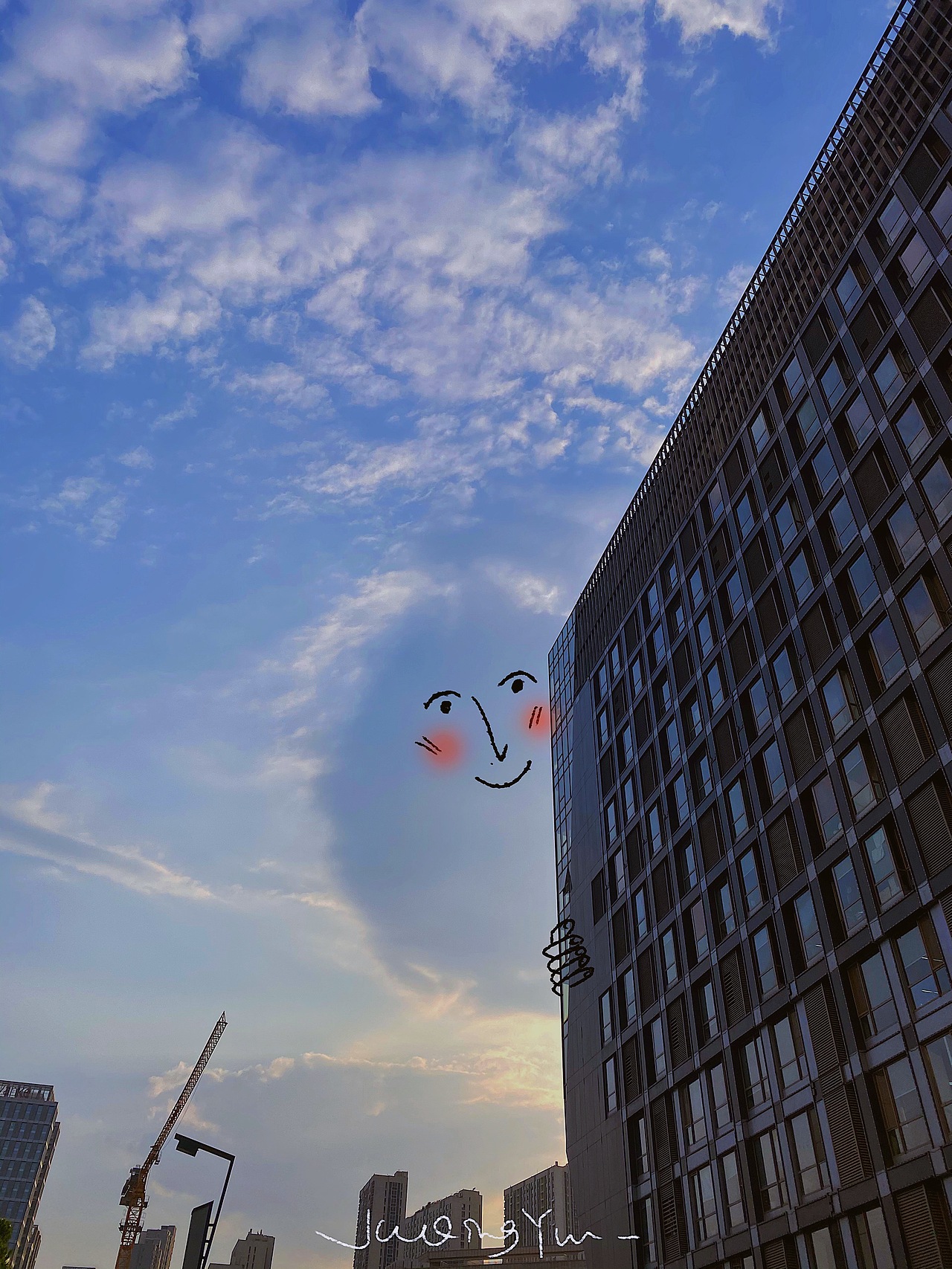 云是天空的告白（图ZMjEyMDkwODA4） - 新锐潮流插画 - 站酷设计师橘青鱼原创素材 - 站酷ZCOOL