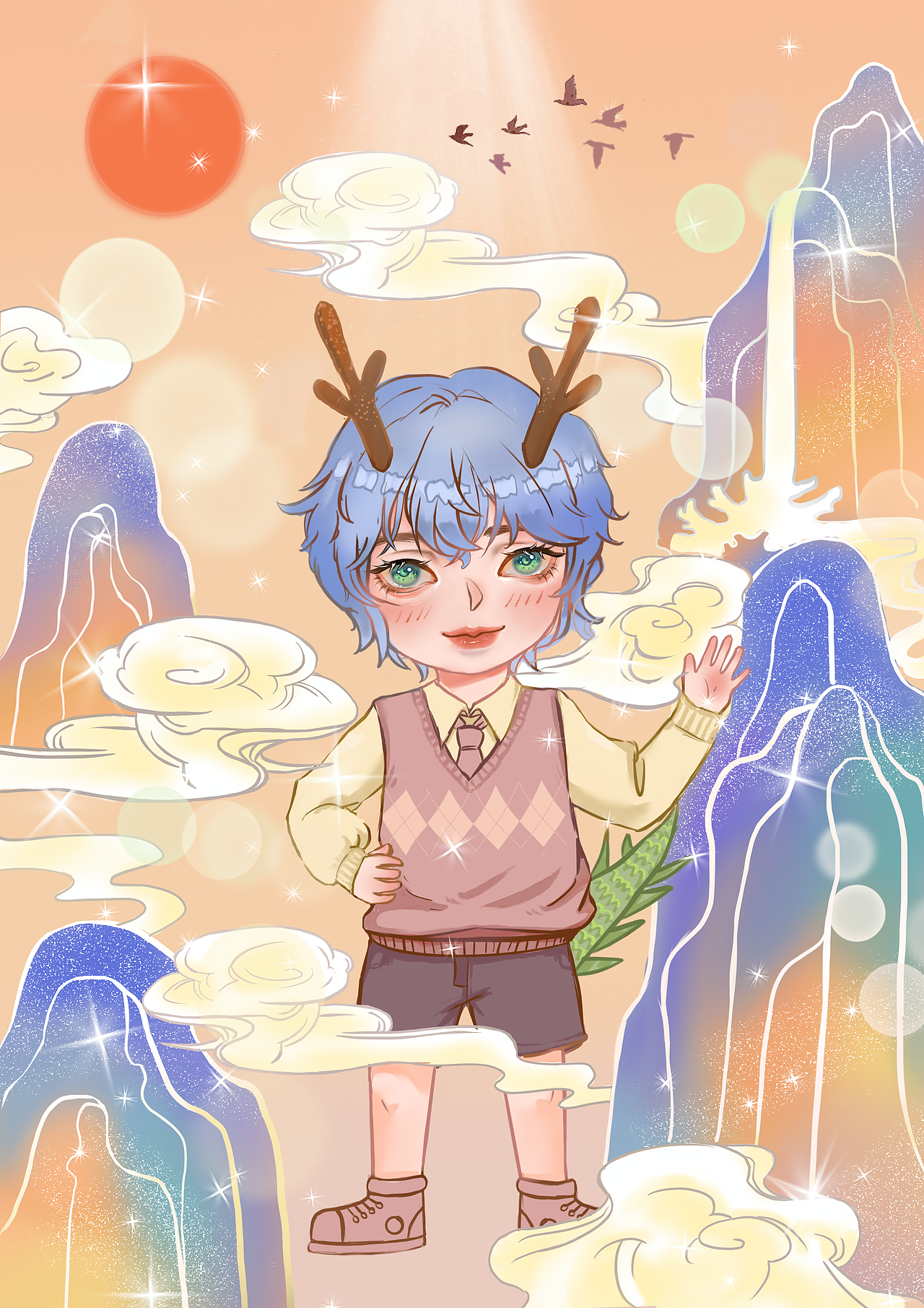 生肖拟人 鼠龙蛇