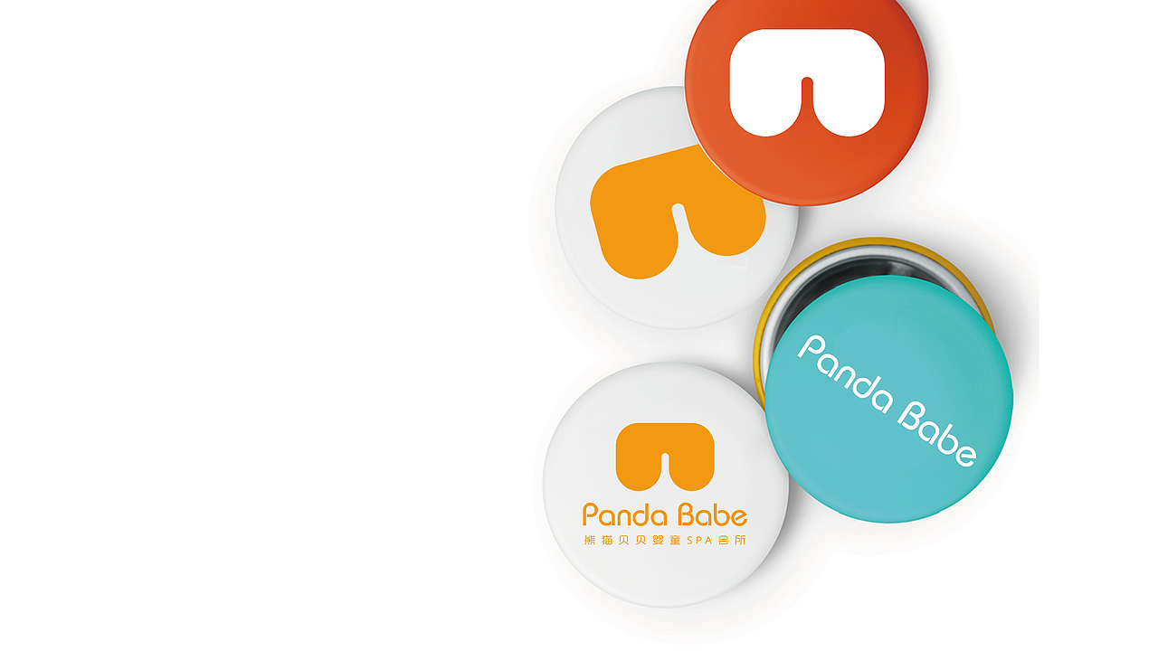 熊猫贝贝婴童SPA _ 品牌 _ logo _ 半VI