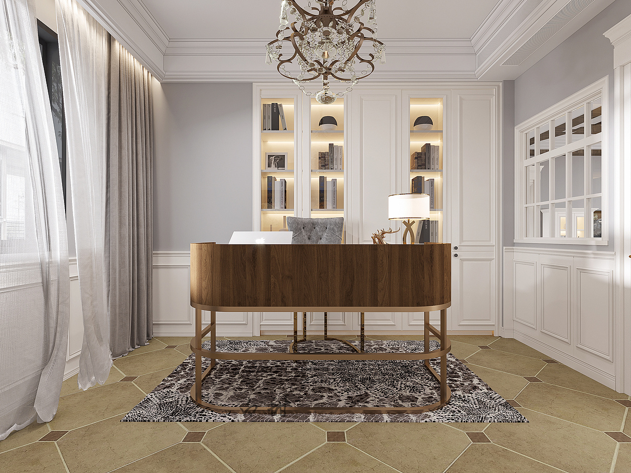 简美设计,灰蓝优雅风,治愈人心!