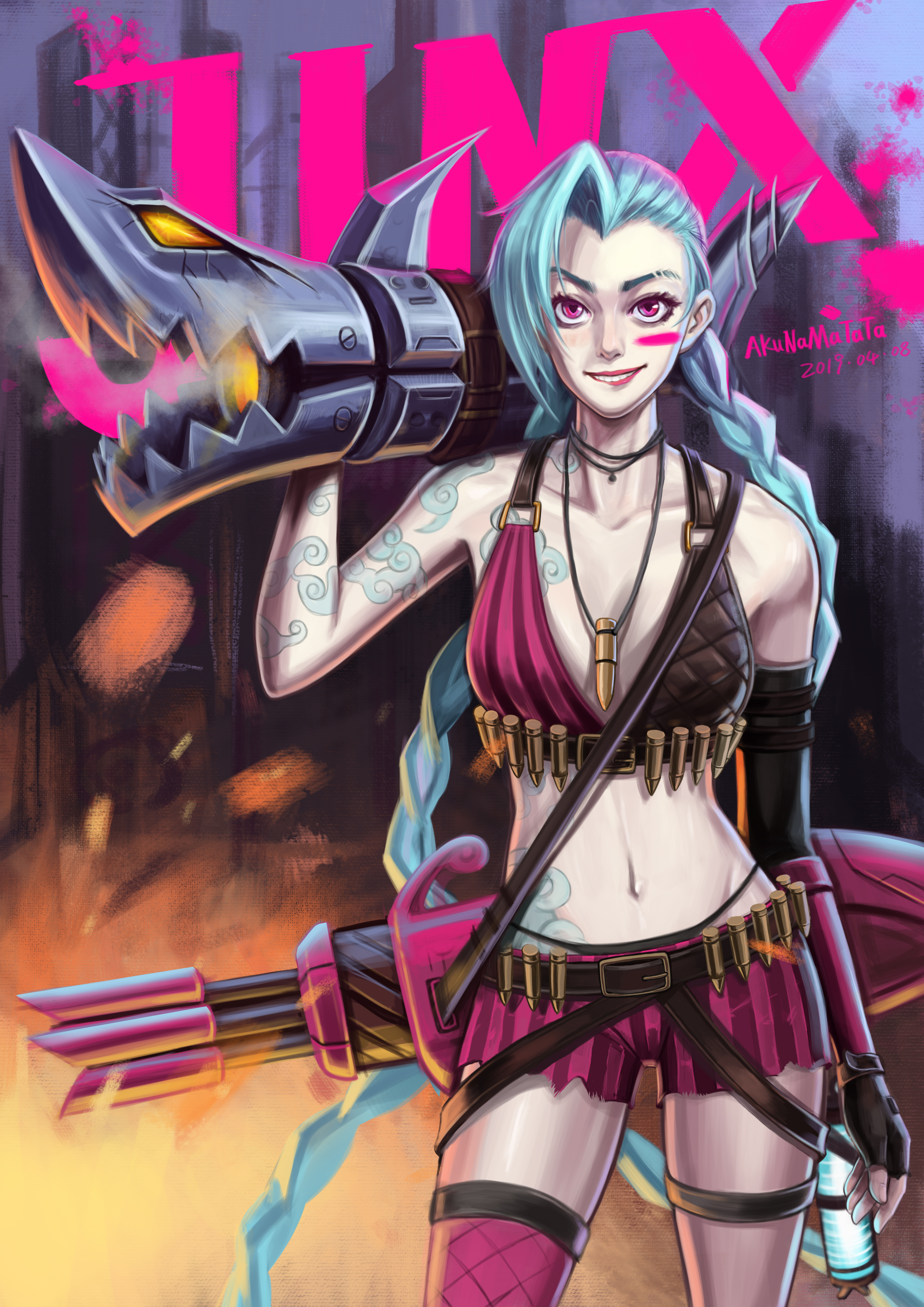 插画练习 - jinx