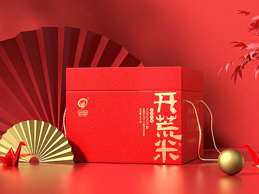 红红火火，盒情和礼——开荒米新年礼盒