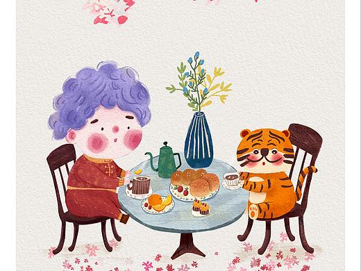 儿童插画1000张进行中6-10
