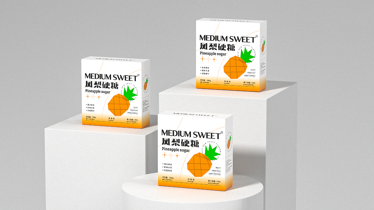 后钟 X MEDIUM SWEET硬糖包装设计